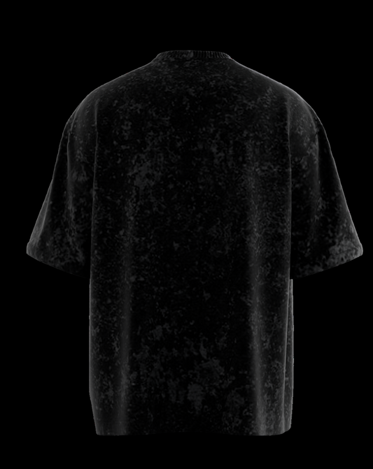 GOTHIC SKULL ACID WASH GRAPHIC TEE-