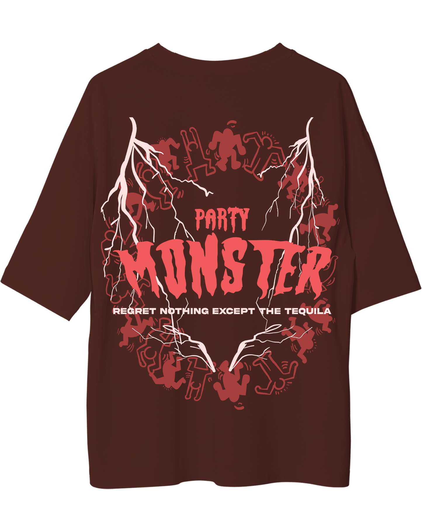 PARTY MONSTER OVERSIZED GRAPHIC T-SHIRT
