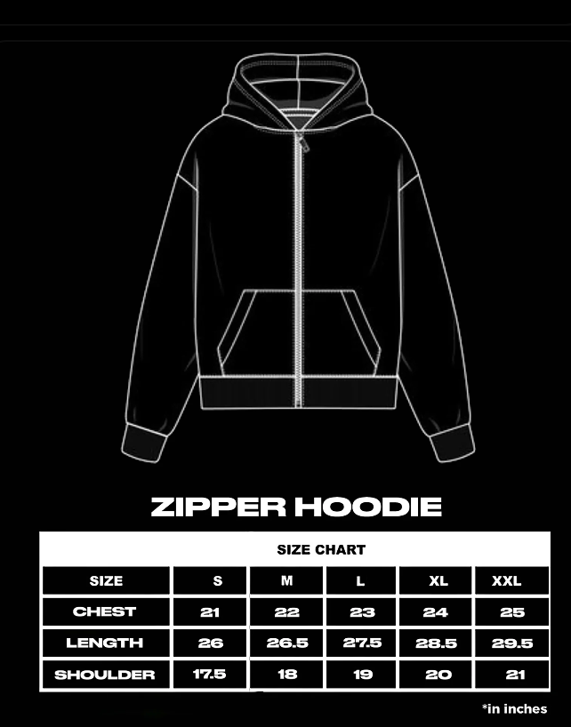 BERSERK ZIPPER HOODIE