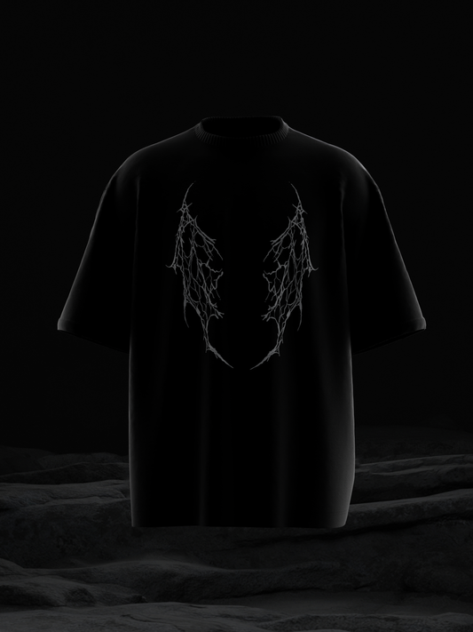 DEVIL WINGS OVERSIZE GRAPHIC T-SHIRT