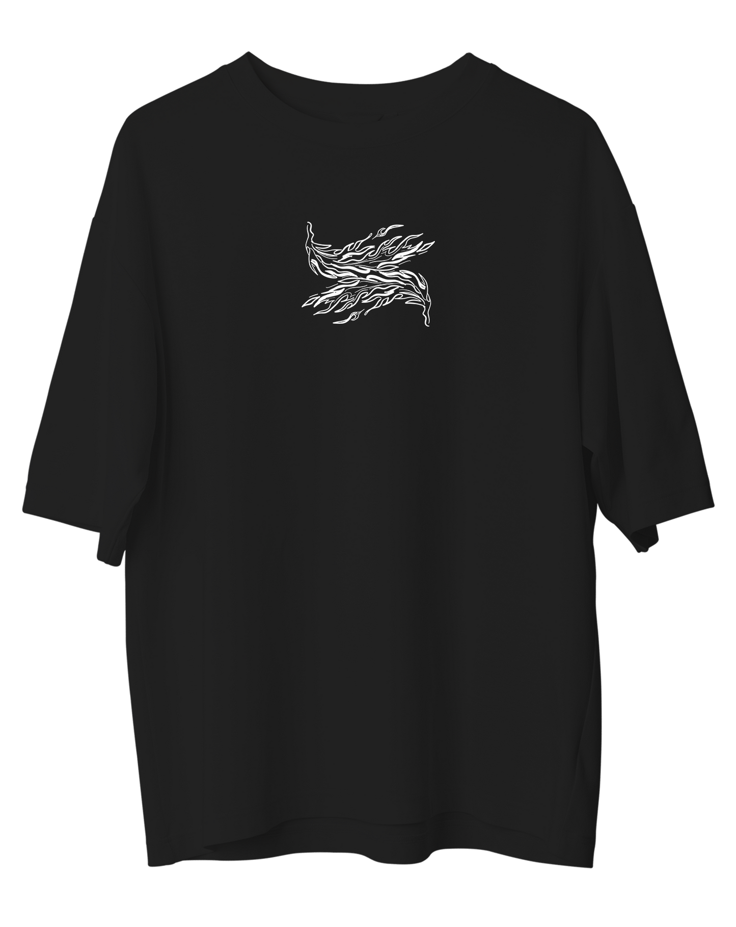 DRAGON FIRE OVERSIZED STREETWEAR GRAPHIC TEE