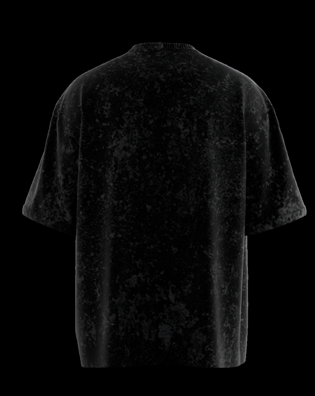 GOTHIC SKULL ACID WASH GRAPHIC TEE-