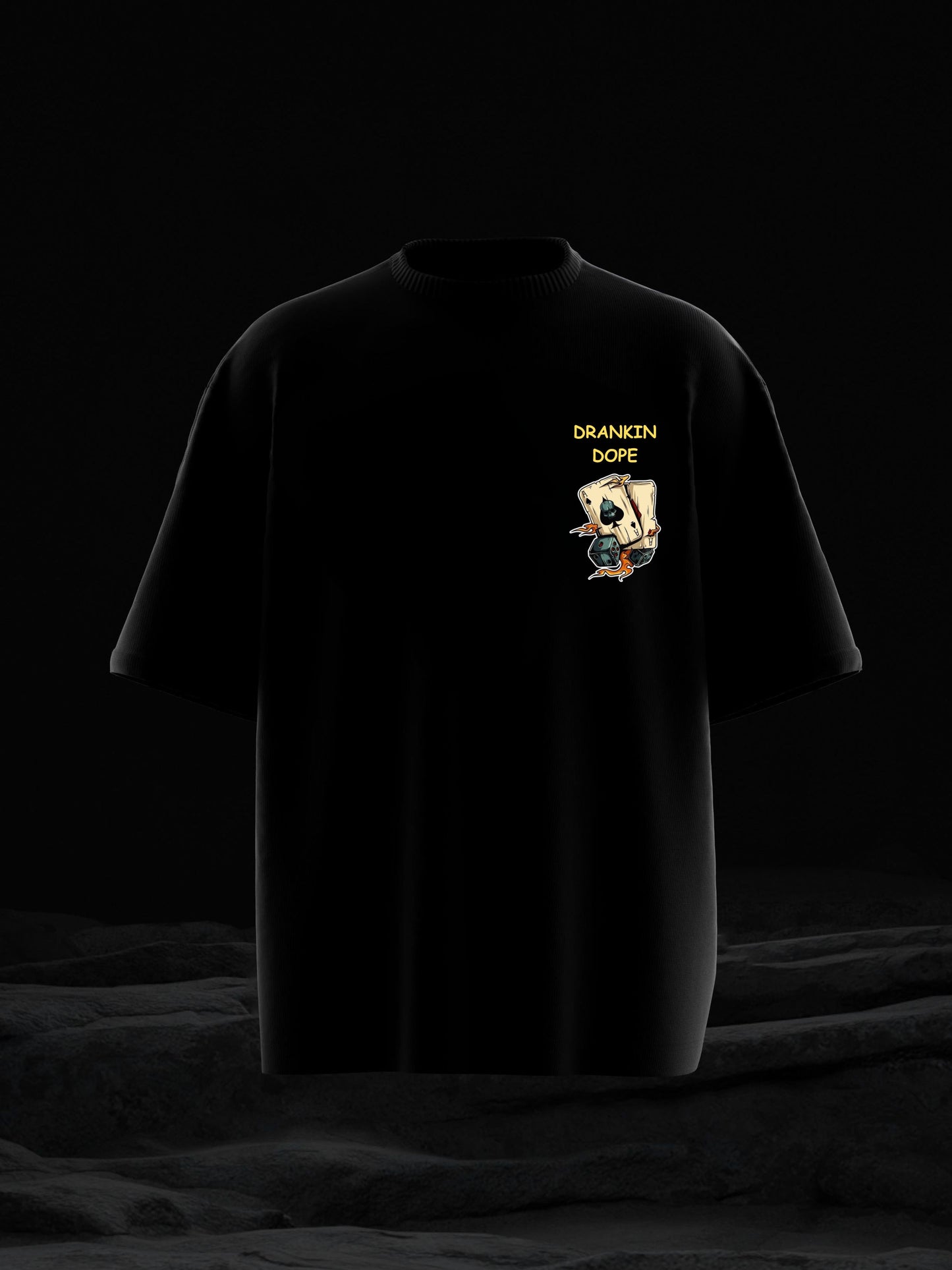 BORN TO BLUFF OVERSIZED T SHIRT