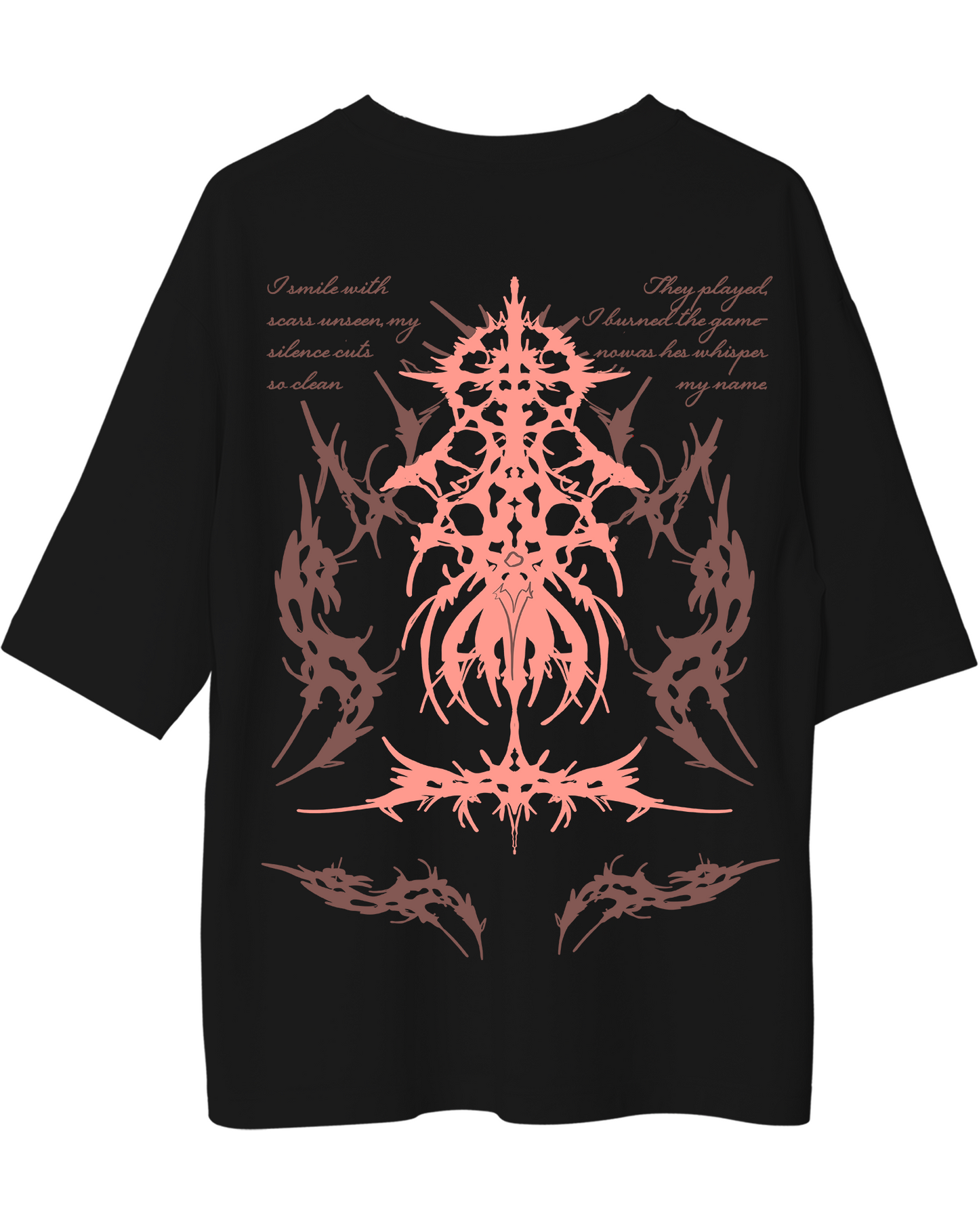 SCARS UNSEEN OVERSIZED GRAPHIC T-SHIRT