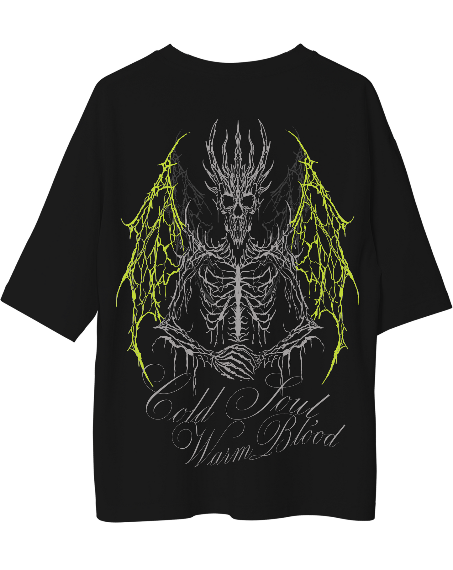DEVIL WINGS OVERSIZE GRAPHIC T-SHIRT