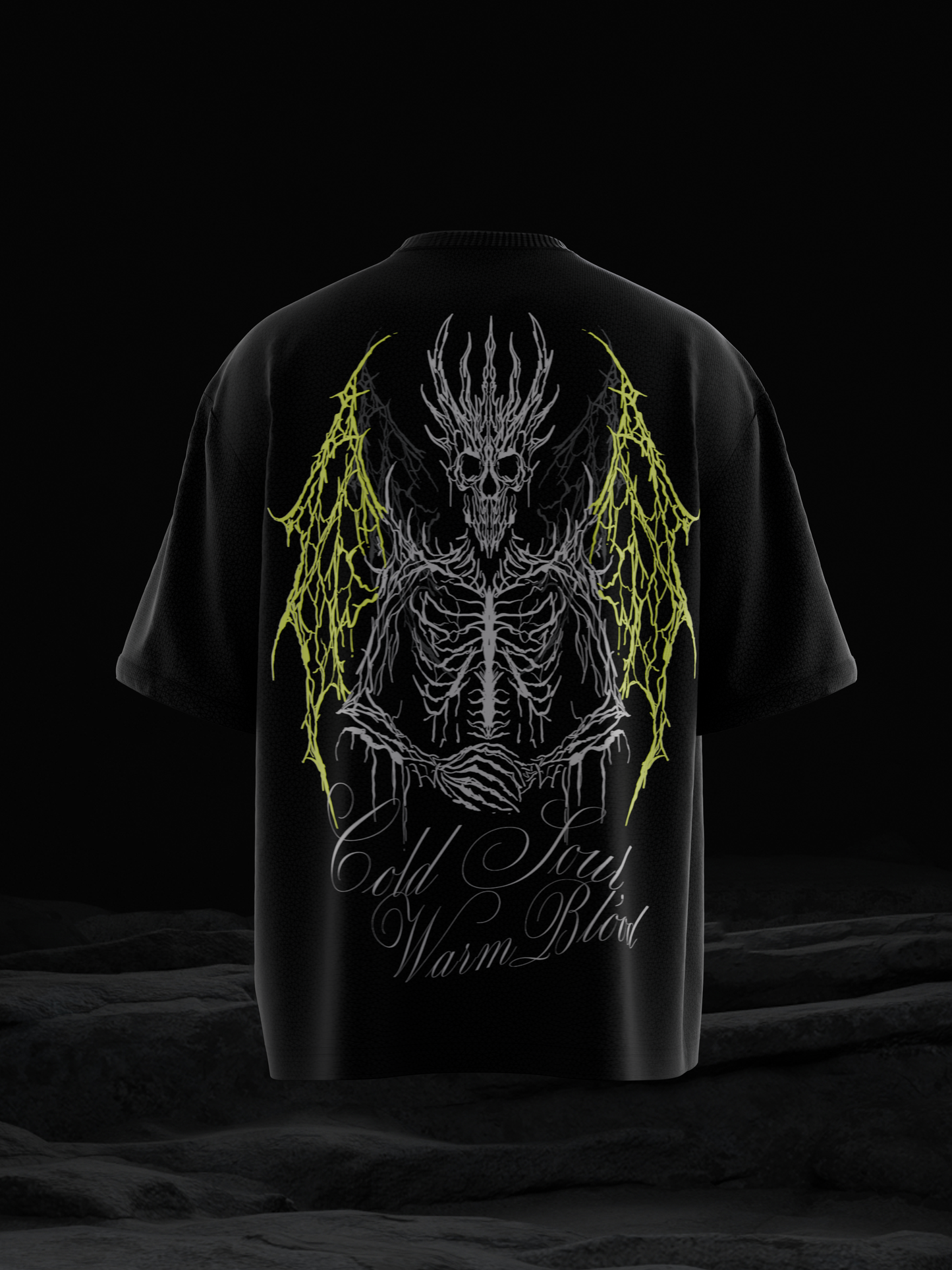 DEVIL WINGS OVERSIZE GRAPHIC T-SHIRT