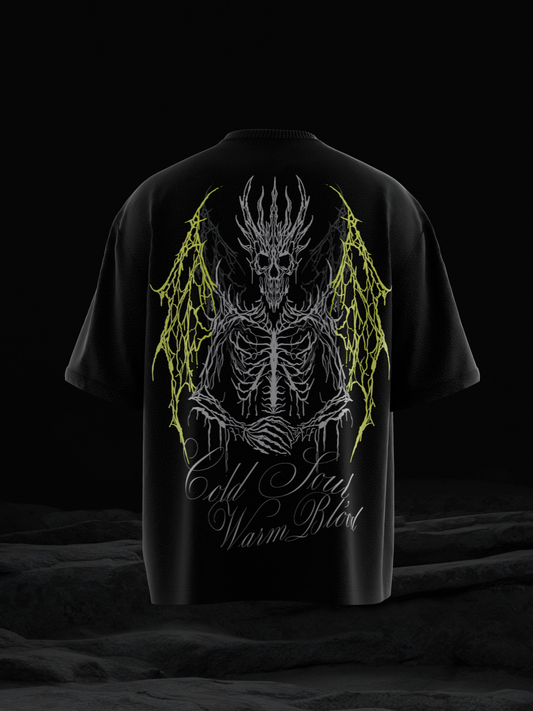 DEVIL WINGS OVERSIZE GRAPHIC T-SHIRT