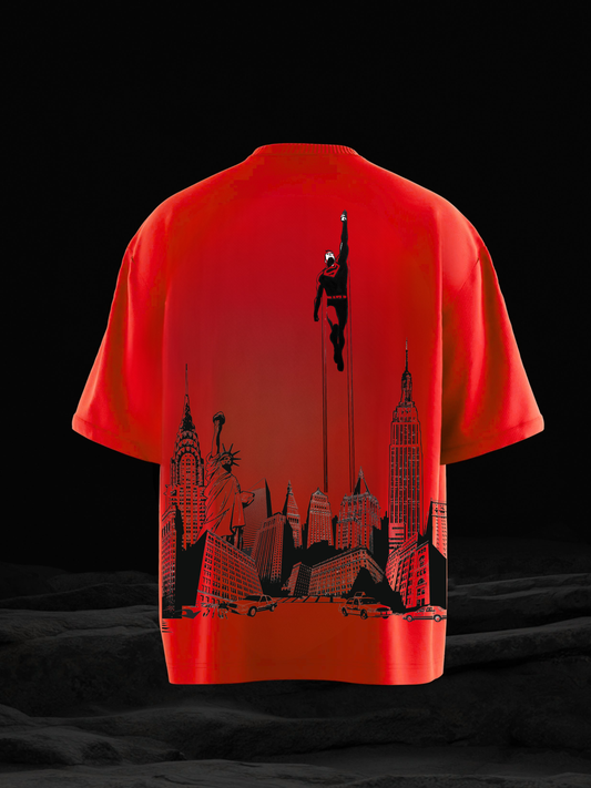 SUPERMAN: RISING ABOVE OVERSIZED T SHIRT