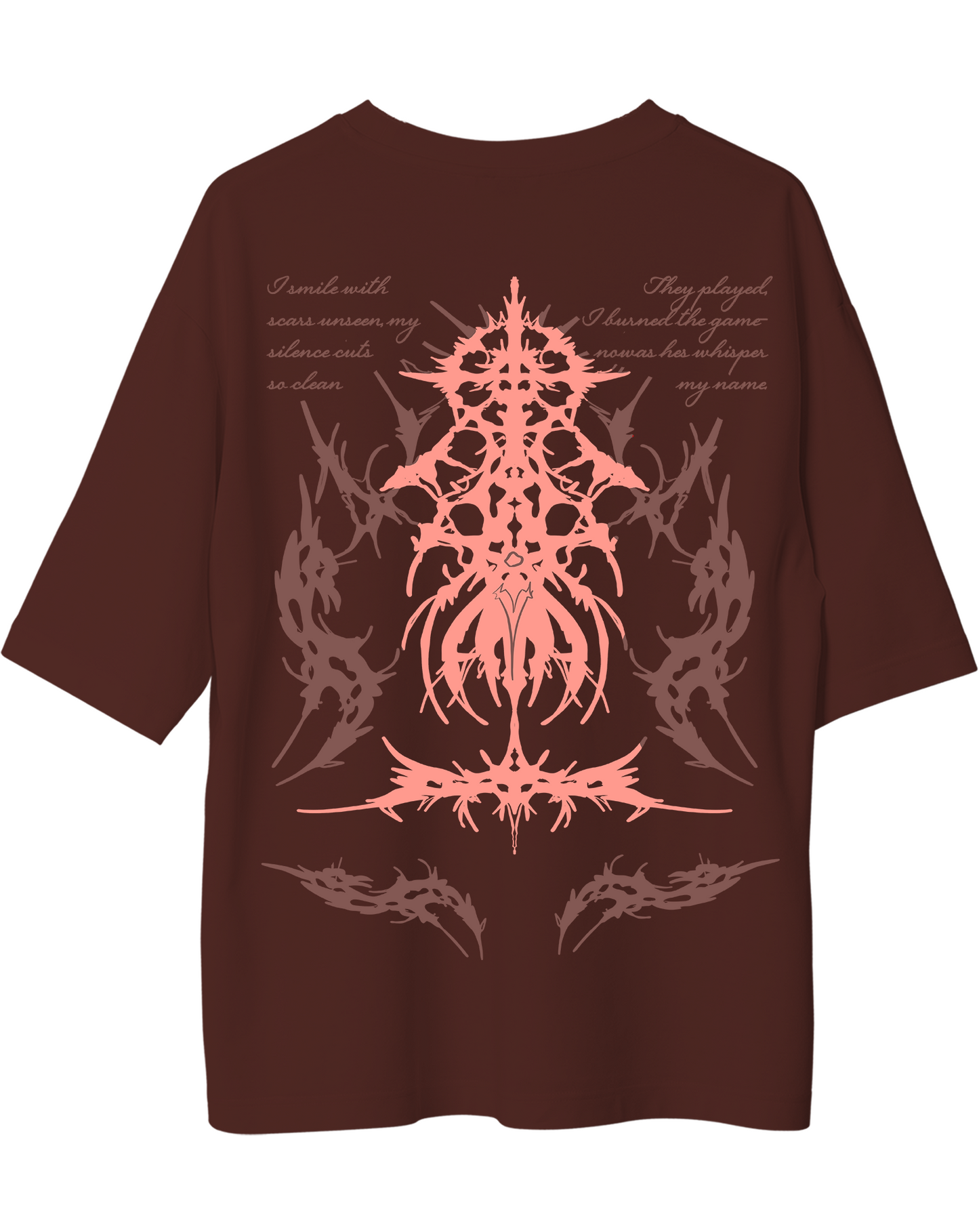 SCARS UNSEEN OVERSIZED GRAPHIC T-SHIRT