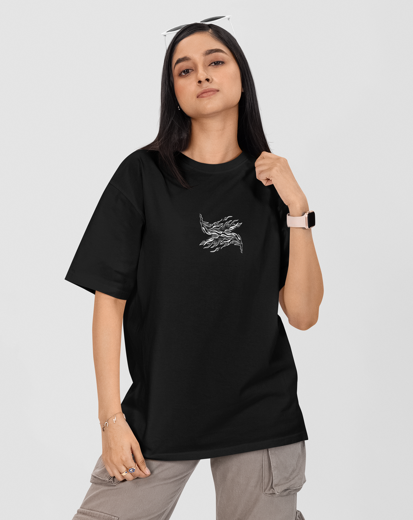 DRAGON FIRE OVERSIZED STREETWEAR GRAPHIC TEE