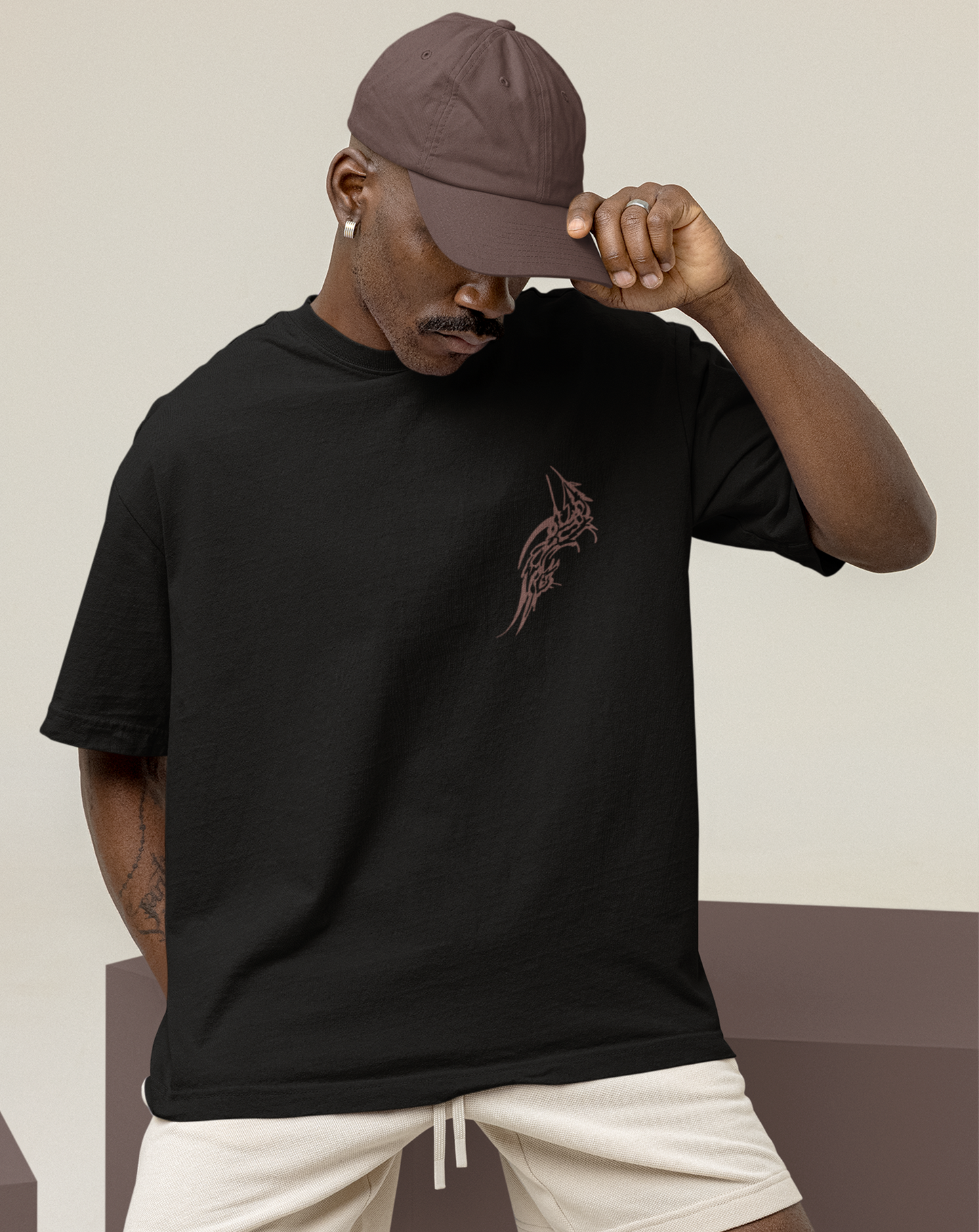 SCARS UNSEEN OVERSIZED GRAPHIC T-SHIRT