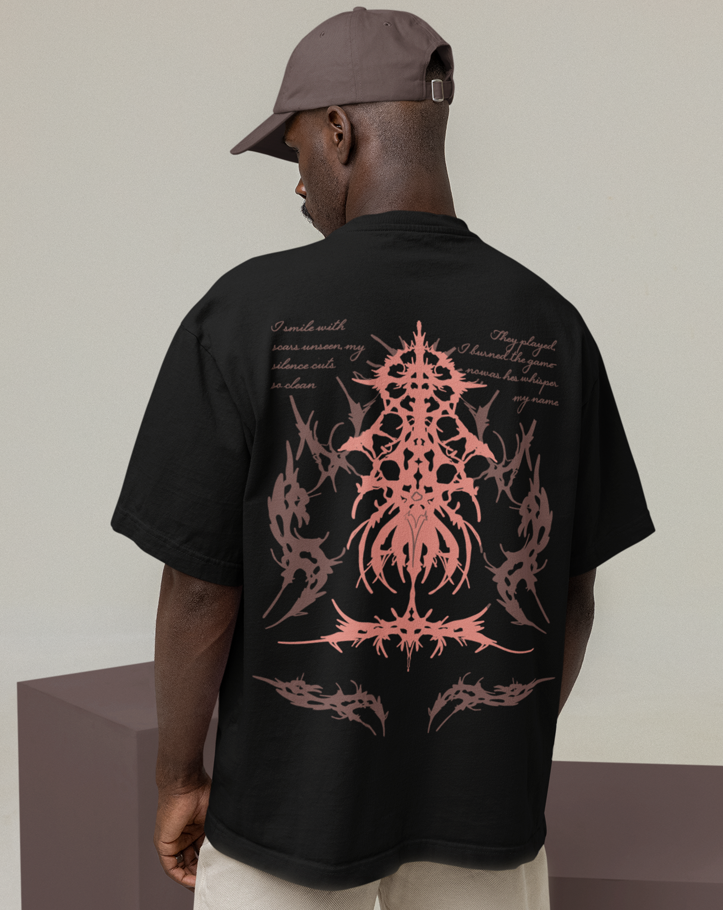 SCARS UNSEEN OVERSIZED GRAPHIC T-SHIRT