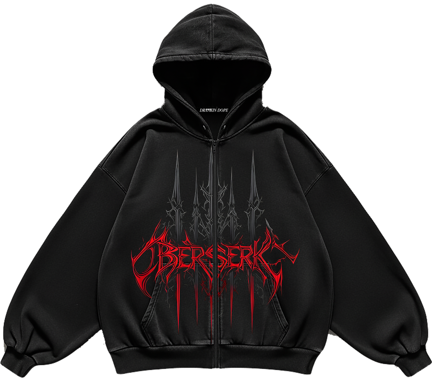 BERSERK ZIPPER HOODIE