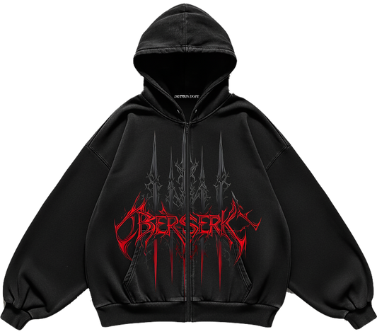 BERSERK ZIPPER HOODIE