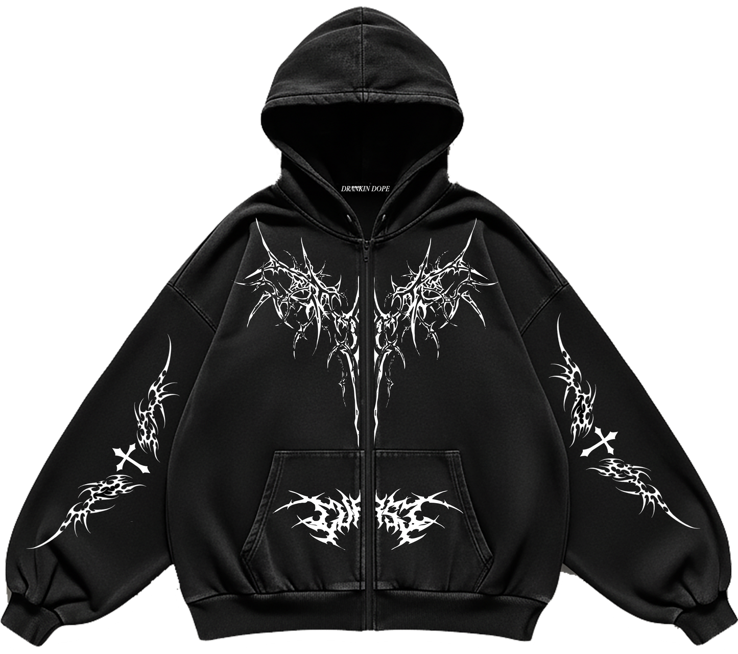CROWDS ZIPPER HOODIE