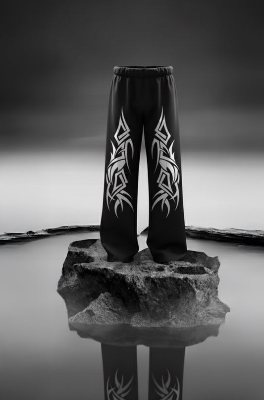 DARK REBEL FLAME SWEATPANTS