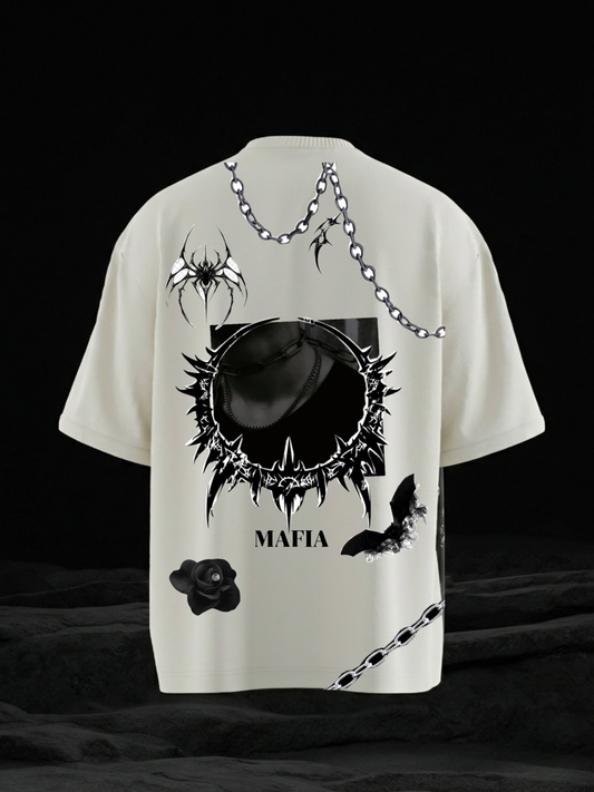 “MAFIA NOIR: GOTHIC OVERSIZED T SHIRT