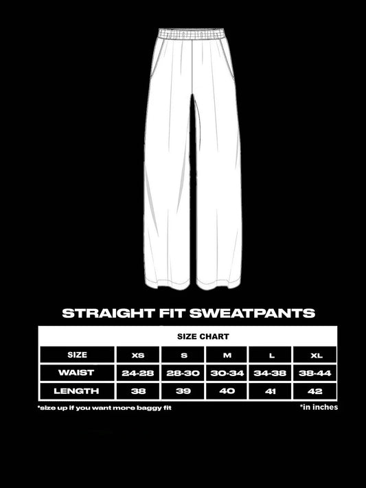 BOLD GRAPHIC FLAME SWEATPANTS
